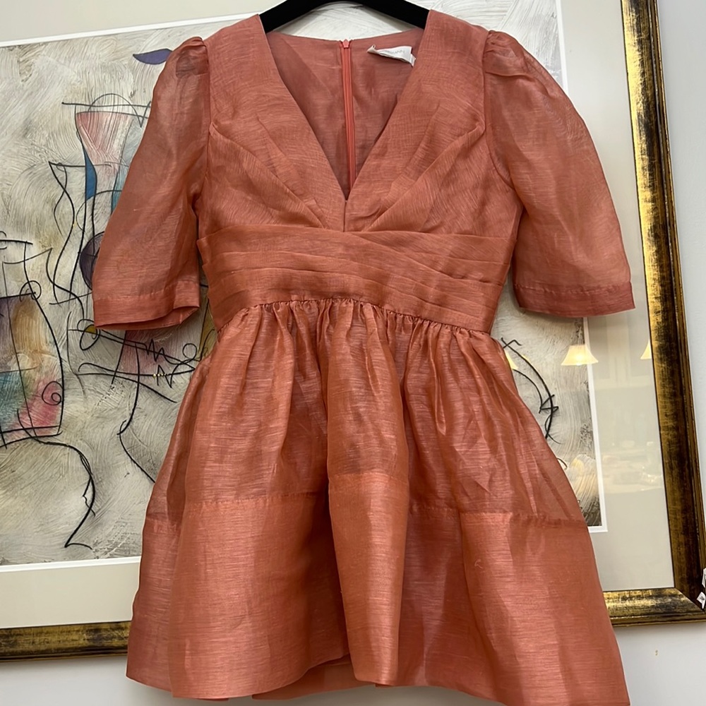 Zimmermann Coral Mini Dress